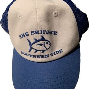 Southern Tide Royal Blue and White Mesh Cap adjustable new